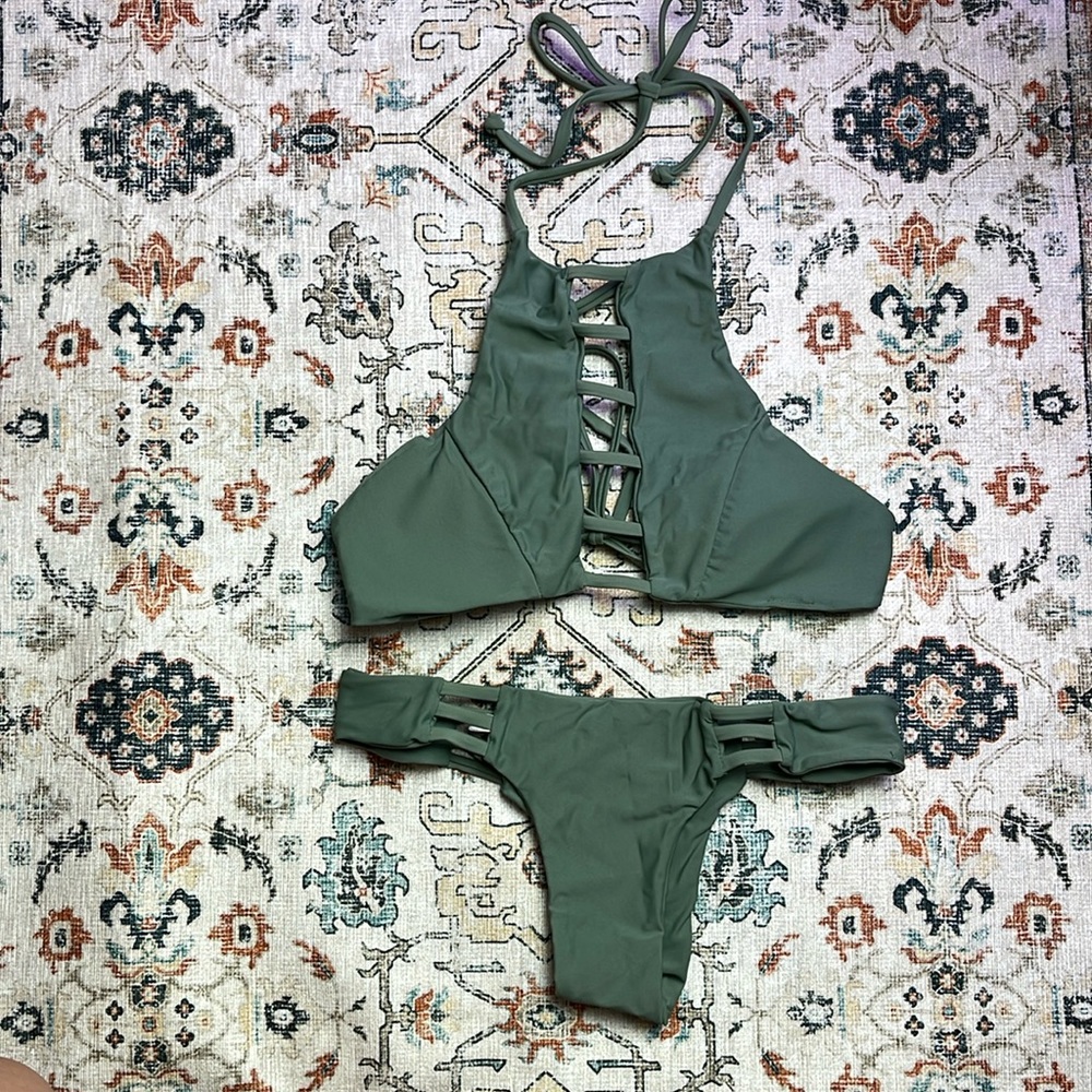 OLIVE GREEN BIKINI